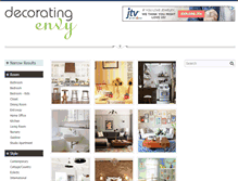 Tablet Screenshot of decoratingenvy.com
